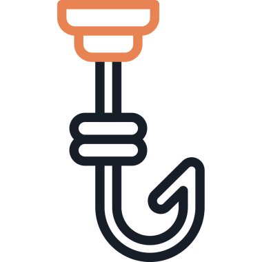 Kablo. Web simgesi basit illüstrasyon