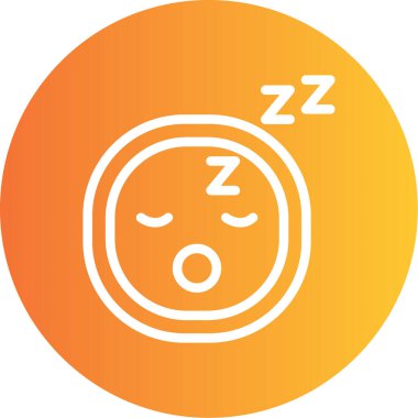 Bir yüzün vektör illüstrasyonu