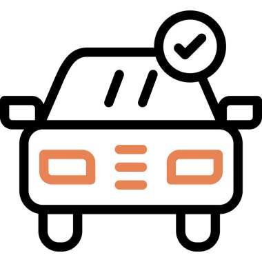 - Araba. Web simgesi vektör illüstrasyonu