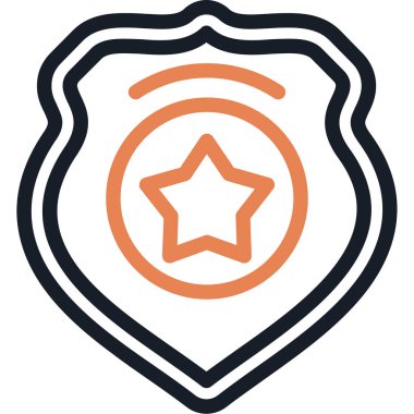 Moda biçimi izole edilmiş arkaplan yıldız simgesi