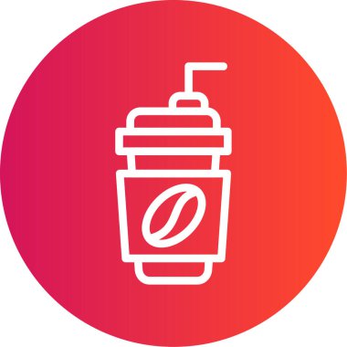 içki ikonu vektör illüstrasyonu