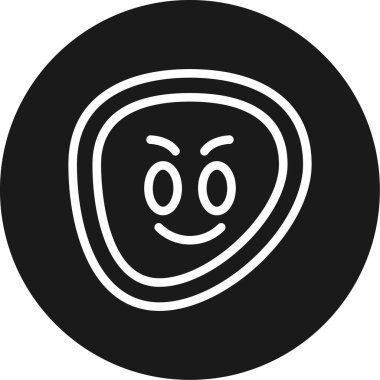 vektör emoji simgesi çizimi