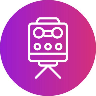 vektör lcd simgesi illüstrasyonu