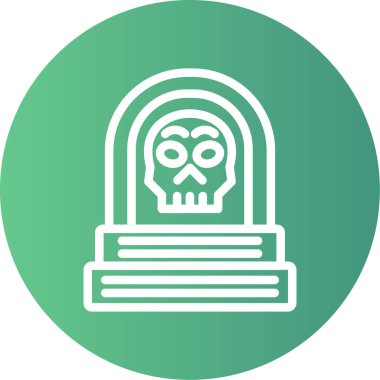 Kafatası simge vektör çizim