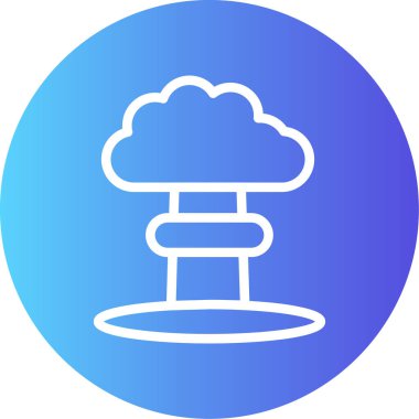 Ağaç simgesi. Basit resimleme