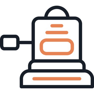 Modern bir simgenin vektör illüstrasyonu