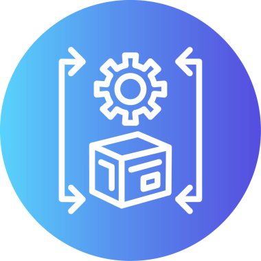 Moda tasarım arka planında kutu teslim simgesi