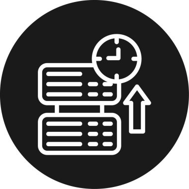 veri analiz simgesi vektör illüstrasyonu