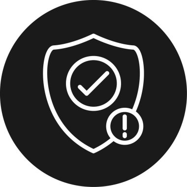 Uyarı uyarısı simgesi dış hat biçiminde