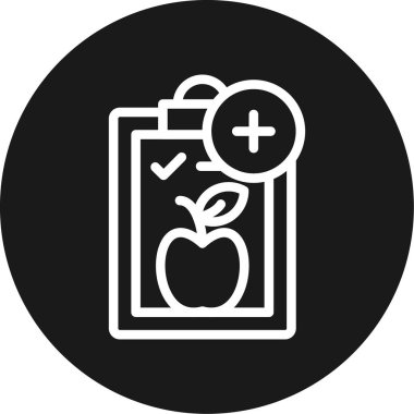 Gıda simgesinin vektör illüstrasyonu