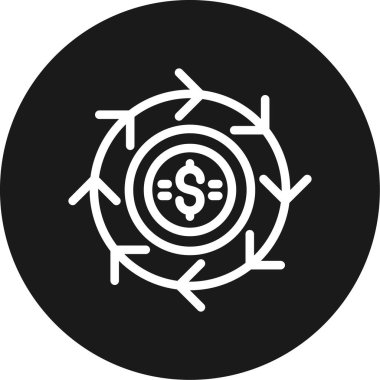 hedef simge vektör illüstrasyonu