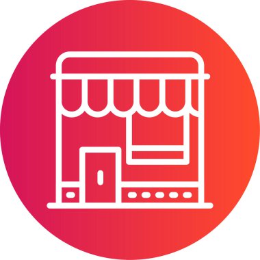 Alışveriş. Web simgesi basit illüstrasyon