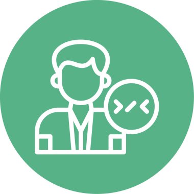 Bir iş adamının vektör çizimi