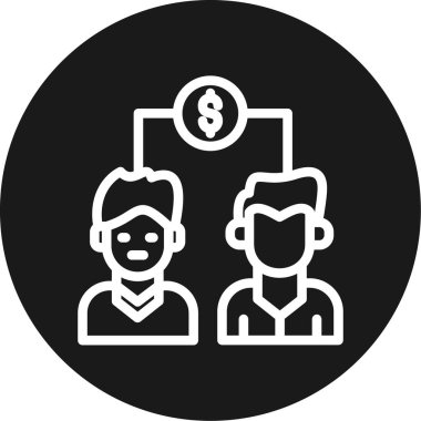 Seo simgesinin vektör illüstrasyonu