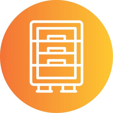 Modern simgenin vektör illüstrasyonu