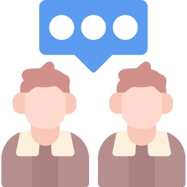 İş düz renkli vektör simgesi