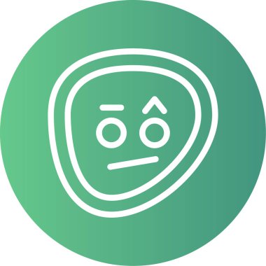 emoji simgesinin vektör illüstrasyonu