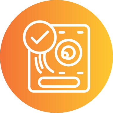 Web için vektör illüstrasyon simgesi