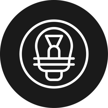 Modern b 'nin vektör illüstrasyonu eksik simgesi