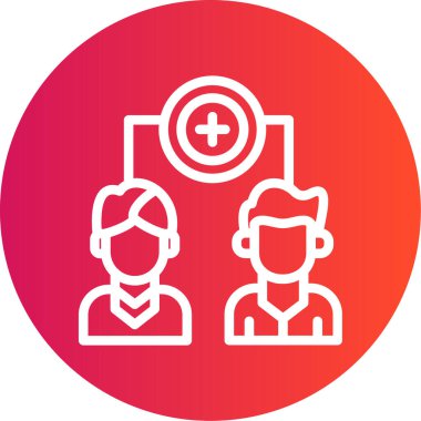 İnsan simgesinin vektör illüstrasyonu