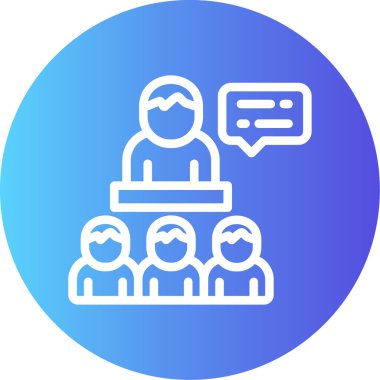 İnsan simgesinin vektör illüstrasyonu