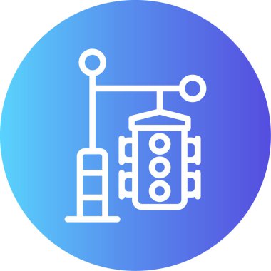 Robot simgesinin vektör illüstrasyonu