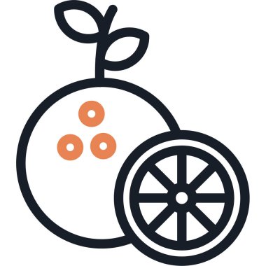 Meyve. Web simgesi basit illüstrasyon