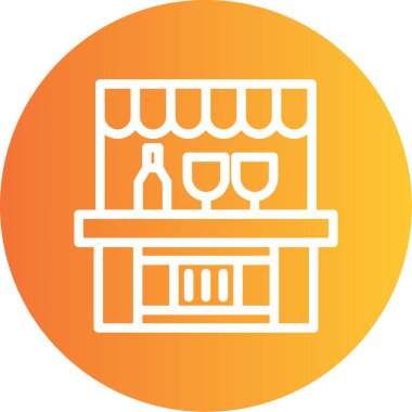 Gıda simgesinin vektör illüstrasyonu