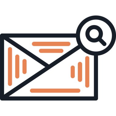 Web tasarımı ve renkli çizgi vektör simgesi