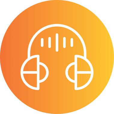 Vektör müzik simgesi illüstrasyonu