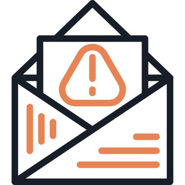 posta simgesi, vektör illüstrasyonu