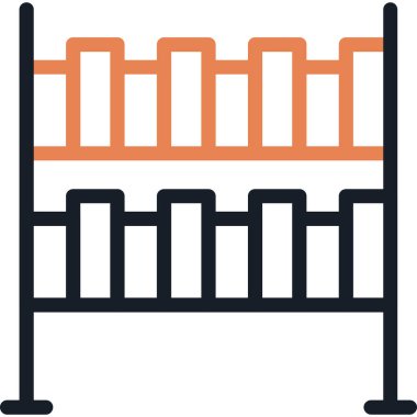 Çit. Web simgesi basit tasarım