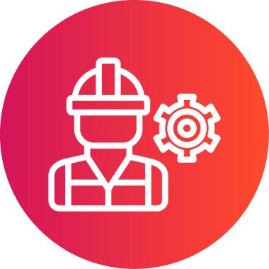 Modern simgenin vektör illüstrasyonu