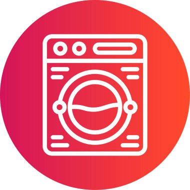 Fırın simge vektör çizim