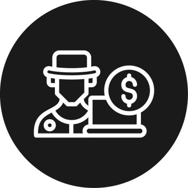 Para vektörü simgesi modern basit vektör illüstrasyonu