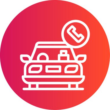 Vektör telefonu Ico, vektör illüstrasyonu