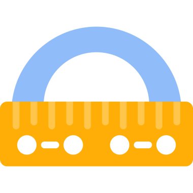 müzik düz vektör simgesi