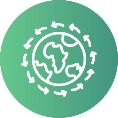 toprak simgesi vektör çizim logosu