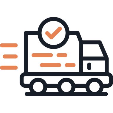 servis simgesi vektör illüstrasyonu