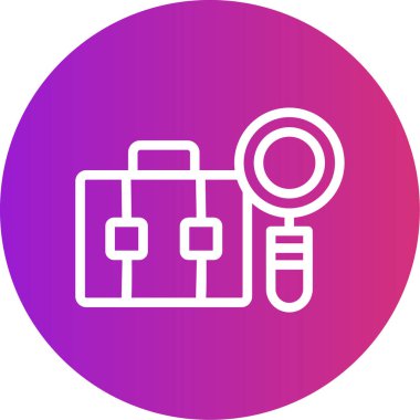 Arama simgesinin vektör illüstrasyonu