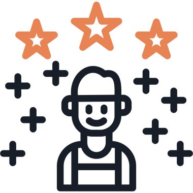 yıldız derecelendirme kullanıcı simgesi