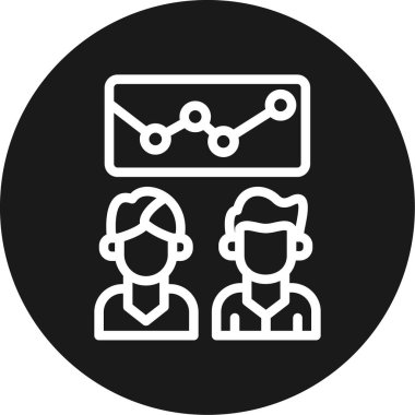 seo modern simgesinin vektör illüstrasyonu