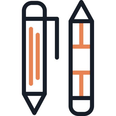 kalem simgesi vektör illüstrasyonu