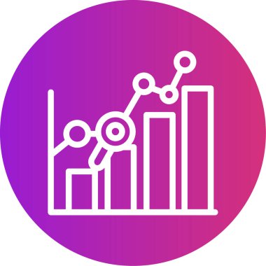 grafik simgesinin vektör illüstrasyonu