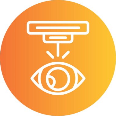 Göz simgesi vektör illüstrasyonu