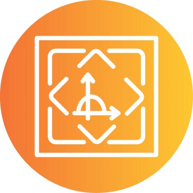 vektör pusula resimlemesi