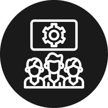 şebeke. Web simgesi basit illüstrasyon