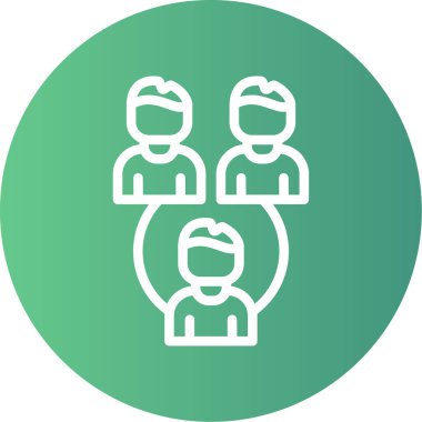 İnsan simgesinin vektör illüstrasyonu