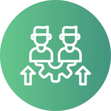 İnsan simgesinin vektör illüstrasyonu