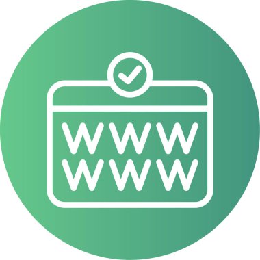 Web tasarım vektör illüstrasyonu için web simgesi